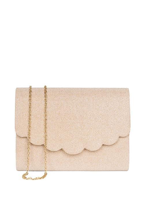 Debenhams sales gold clutch